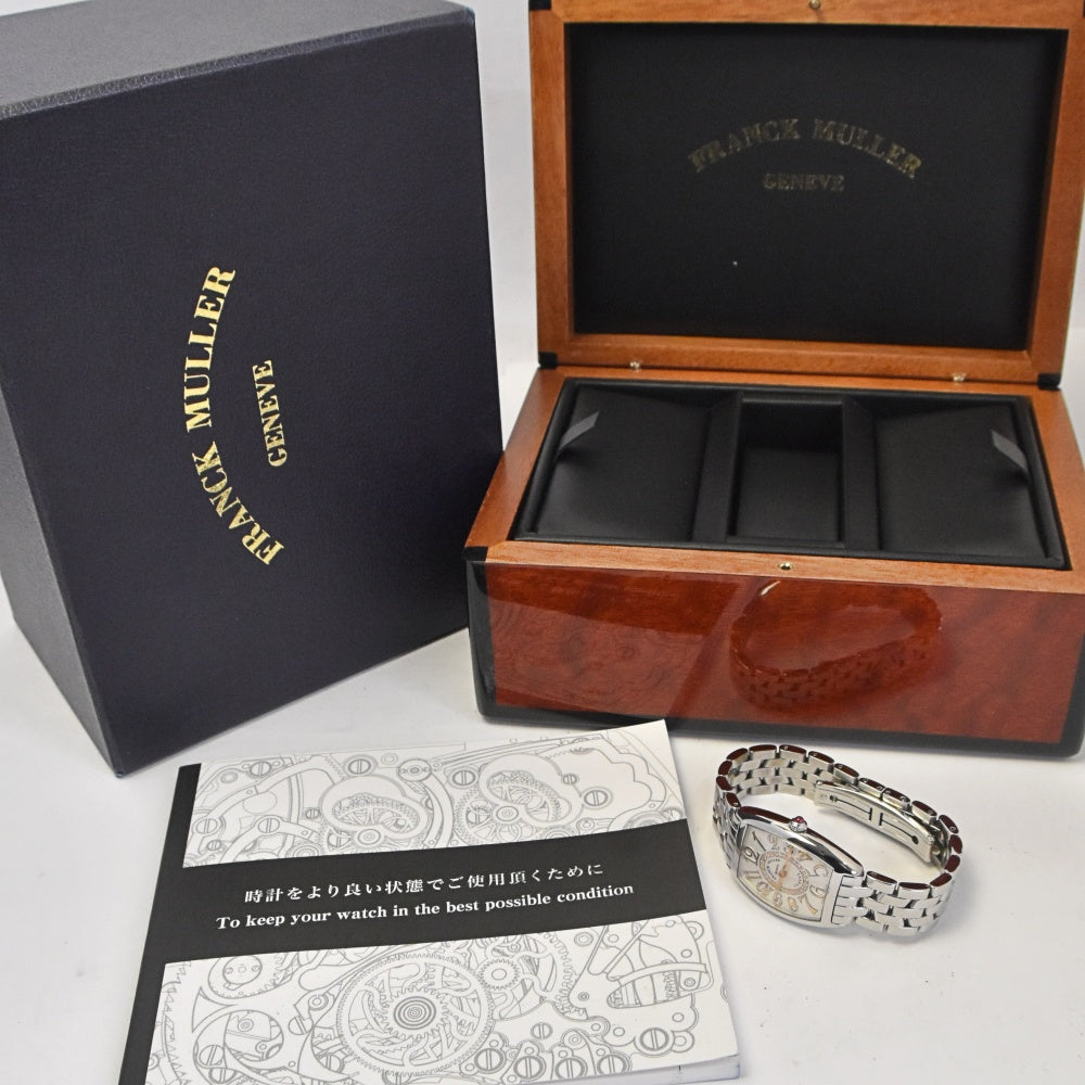 FRANCK MULLER Tonocarbex relief 1752QZCD1RSTG IN Diamond Dial Silver Dial Quartz Ladies
 Watch I#142572