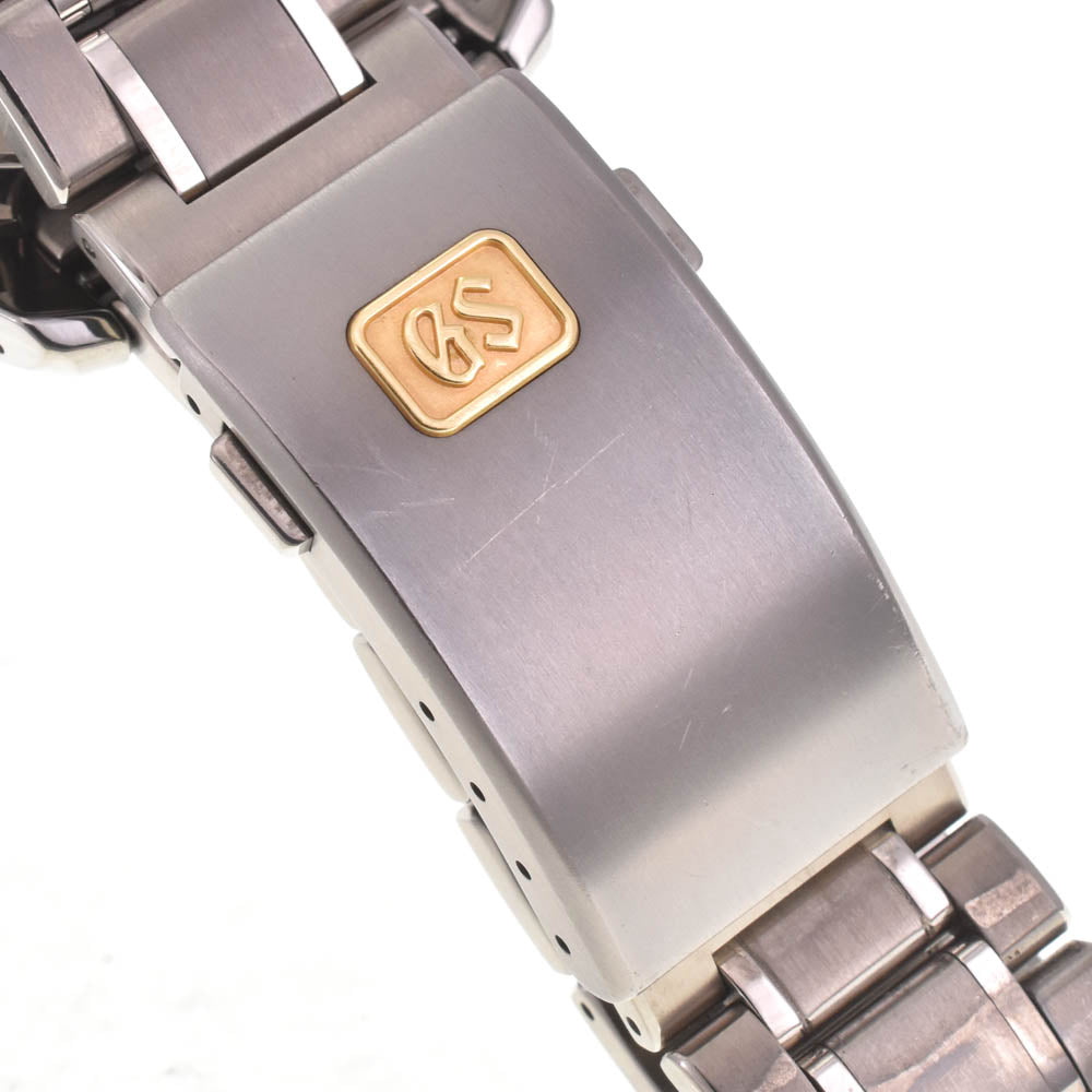 SEIKO Grand Seiko SBGC005/9R86-0AC0 GMT chronograph black Dial Spring drive Men's
 Watch I#142574