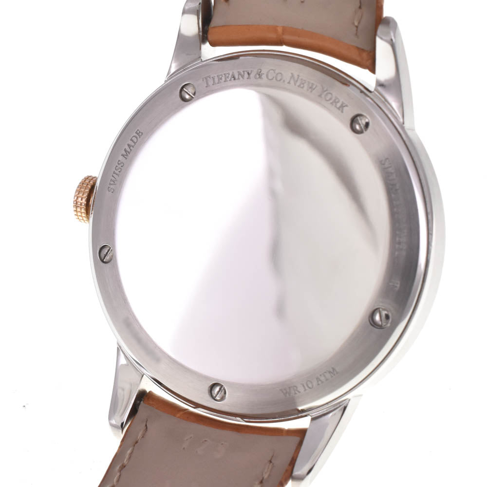 TIFFANY&Co. CT60 Series Date K18PGBezel gold Dial Automatic Men's
 Watch I#142576
