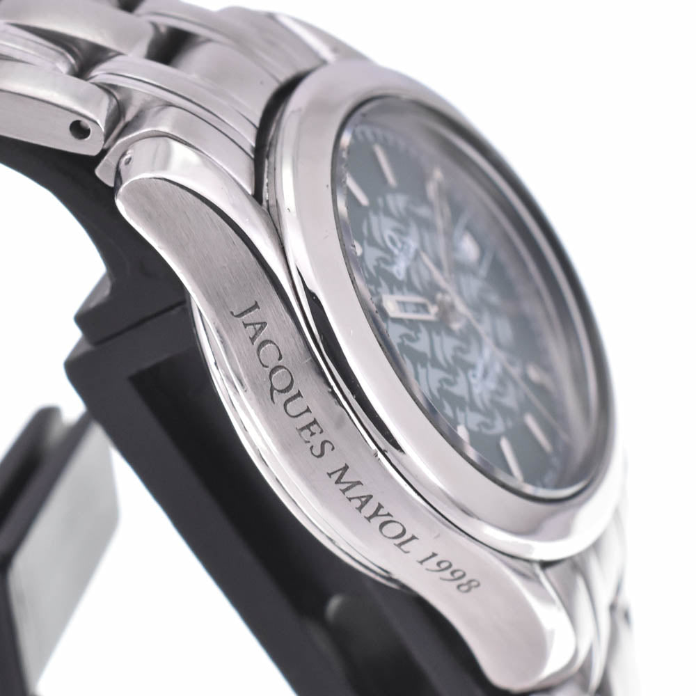 with paper OMEGA Seamaster Jack Mayor 2586.70 Date green Dial Quartz Ladies
 Watch L#142577