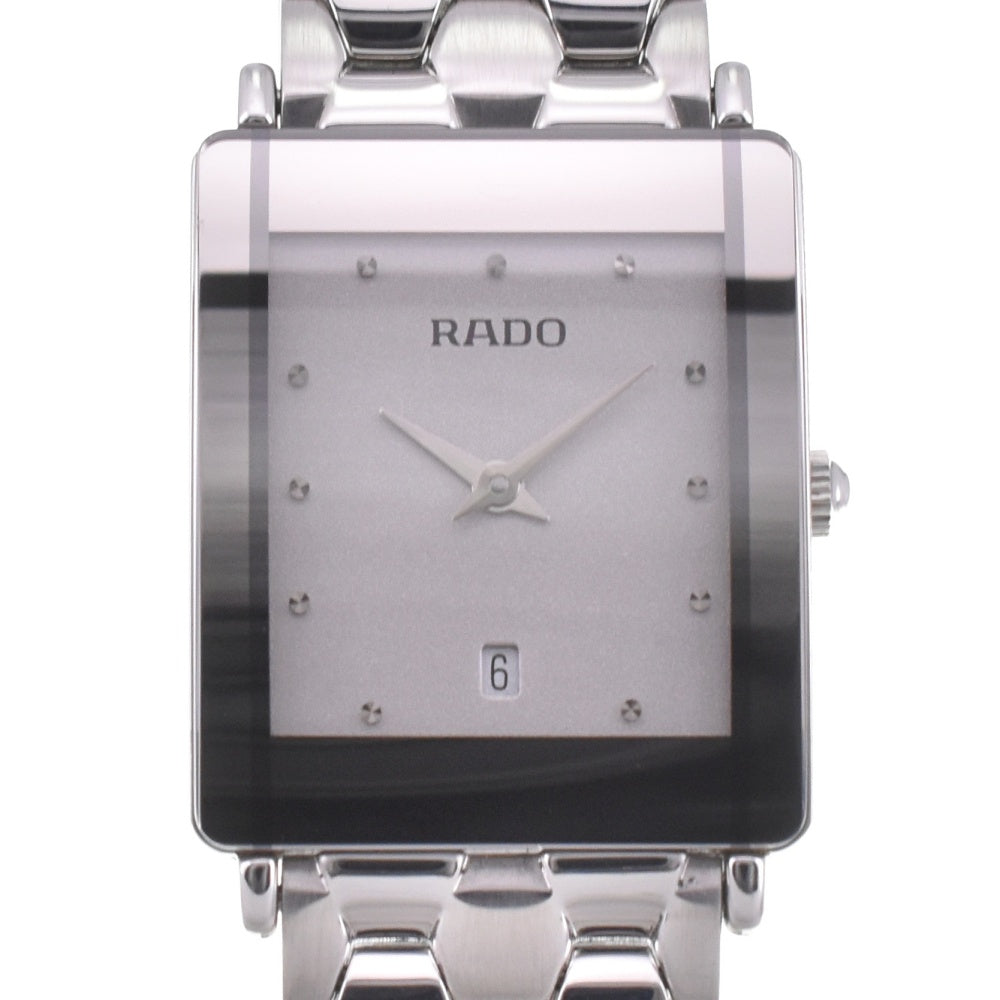 with paper RADO Diastar 160.0486.3 Date Silver Dial Quartz Men's
 Watch K#142581