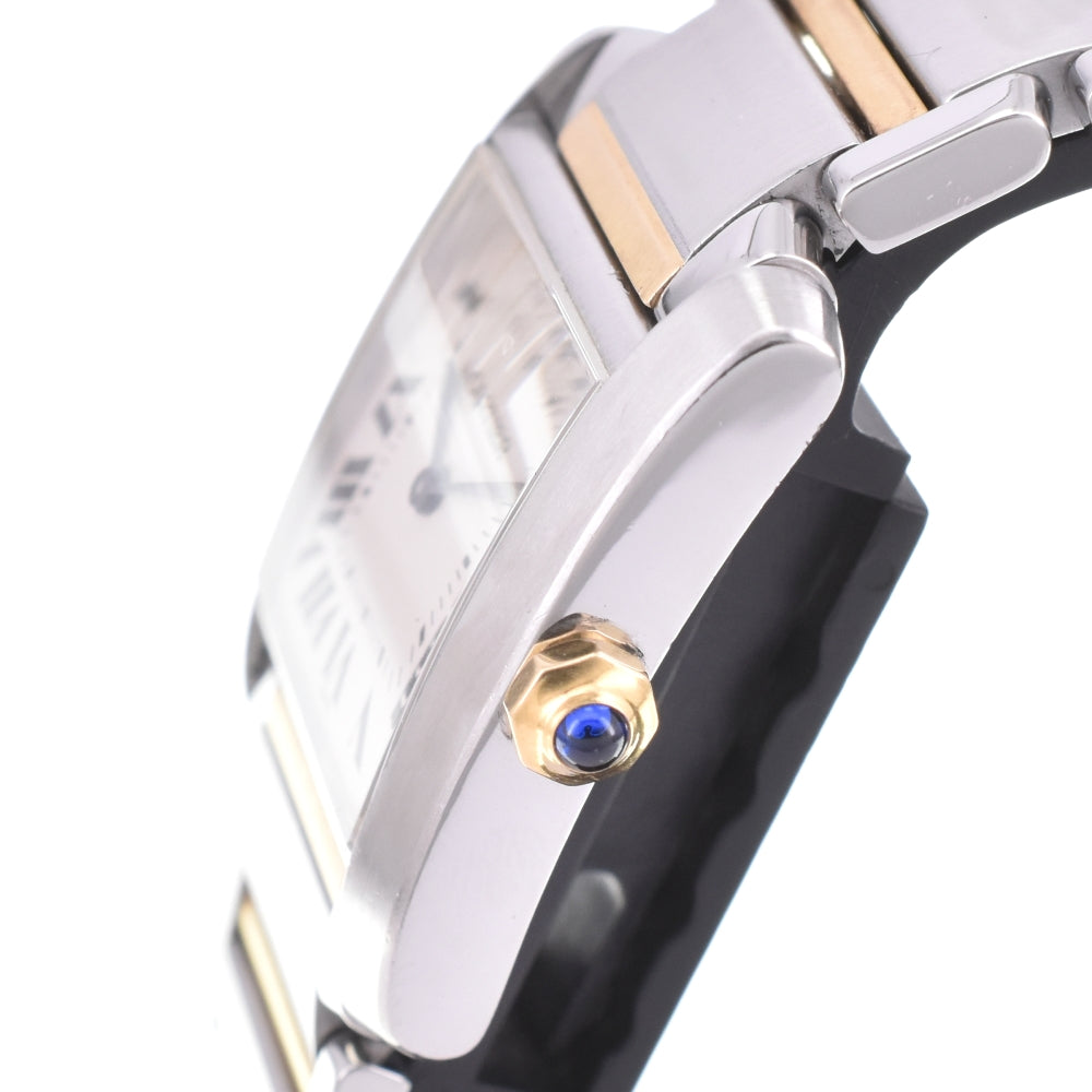 CARTIER Tank francaise MM W51006Q4 Ivory Dial Quartz Unisex
 Watch M#142585