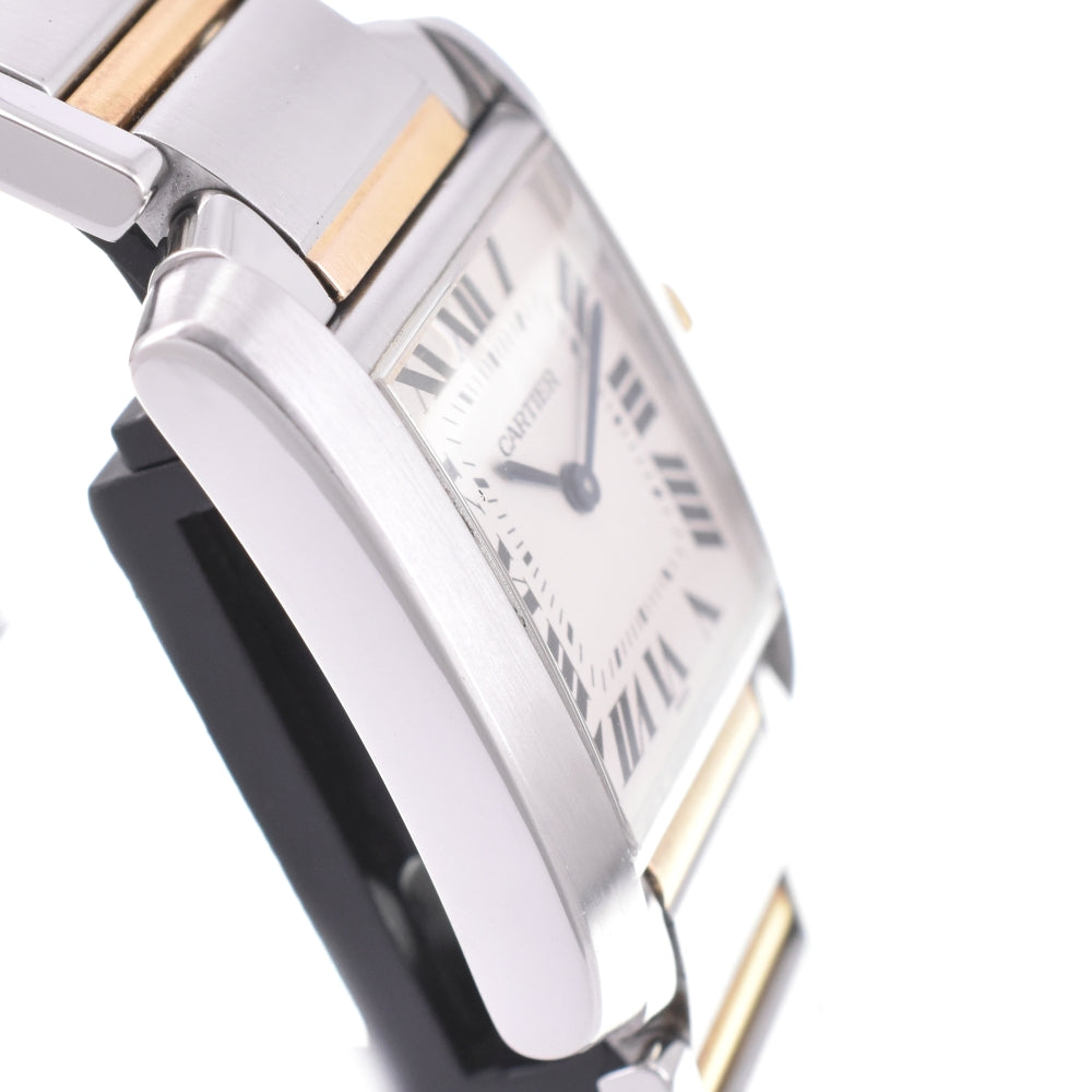 CARTIER Tank francaise MM W51006Q4 Ivory Dial Quartz Unisex
 Watch M#142585