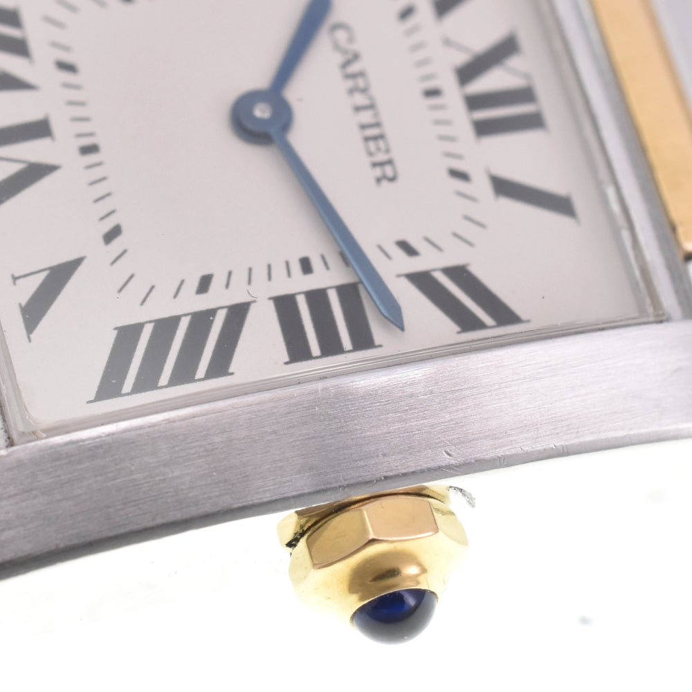 CARTIER Tank francaise MM W51006Q4 Ivory Dial Quartz Unisex
 Watch M#142585