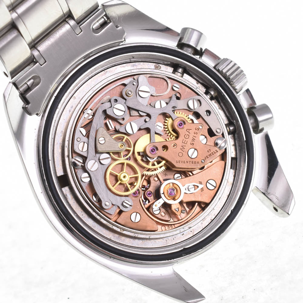 OMEGA Speedmaster Professional ST145.022-69 vintage (Downward) 5th Straight Lighting Cal.861 black Dial Hand Winding Men's
 Watch K#142586