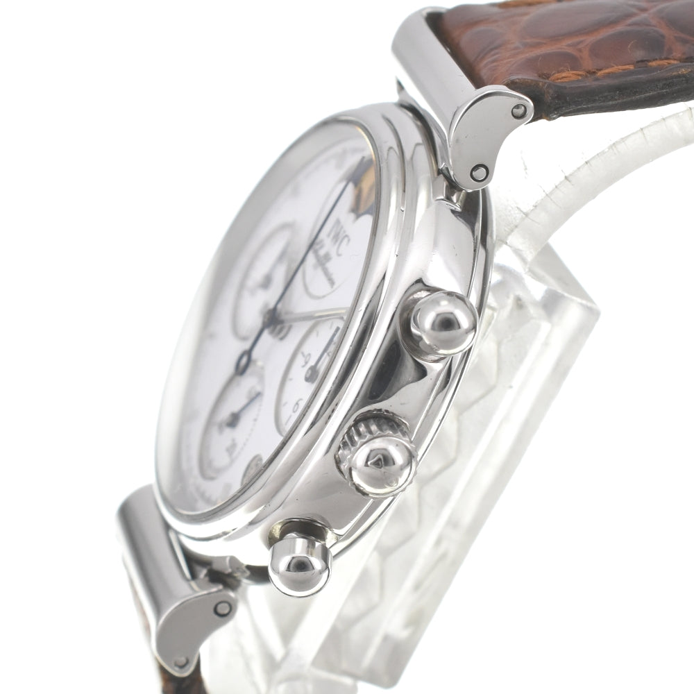 IWC SCHAFFHAUSEN Little da vinci IW373605 Chronograph white Dial Quartz Ladies
 Watch J#142590