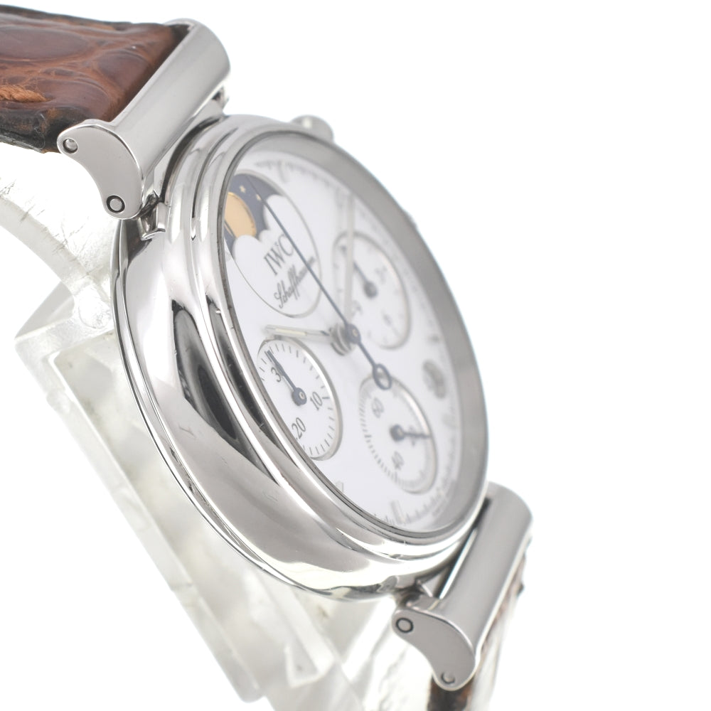IWC SCHAFFHAUSEN Little da vinci IW373605 Chronograph white Dial Quartz Ladies
 Watch J#142590