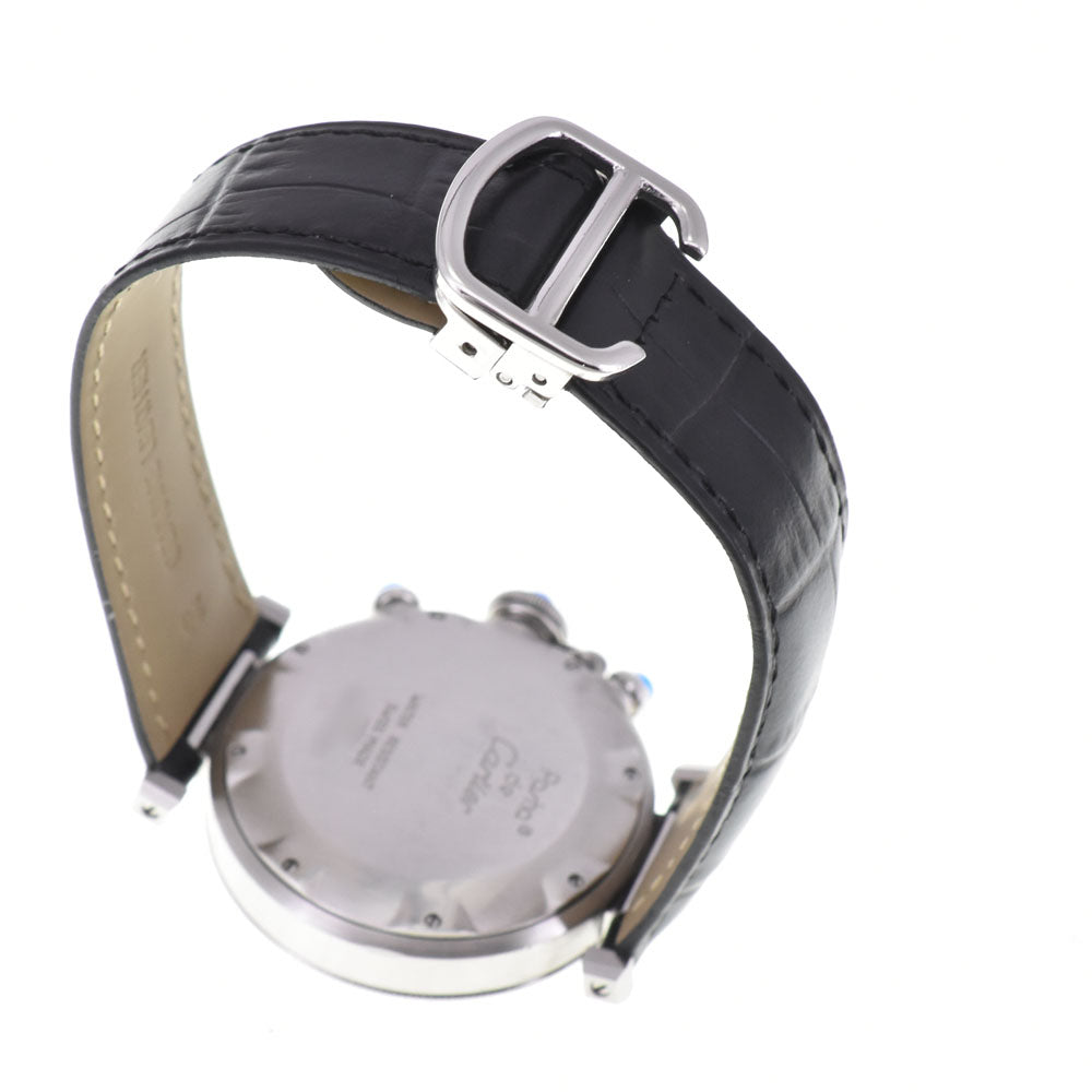 CARTIER Pasha Chronograph W31018H3 Silver Dial Quartz Men's
 Watch M#142592