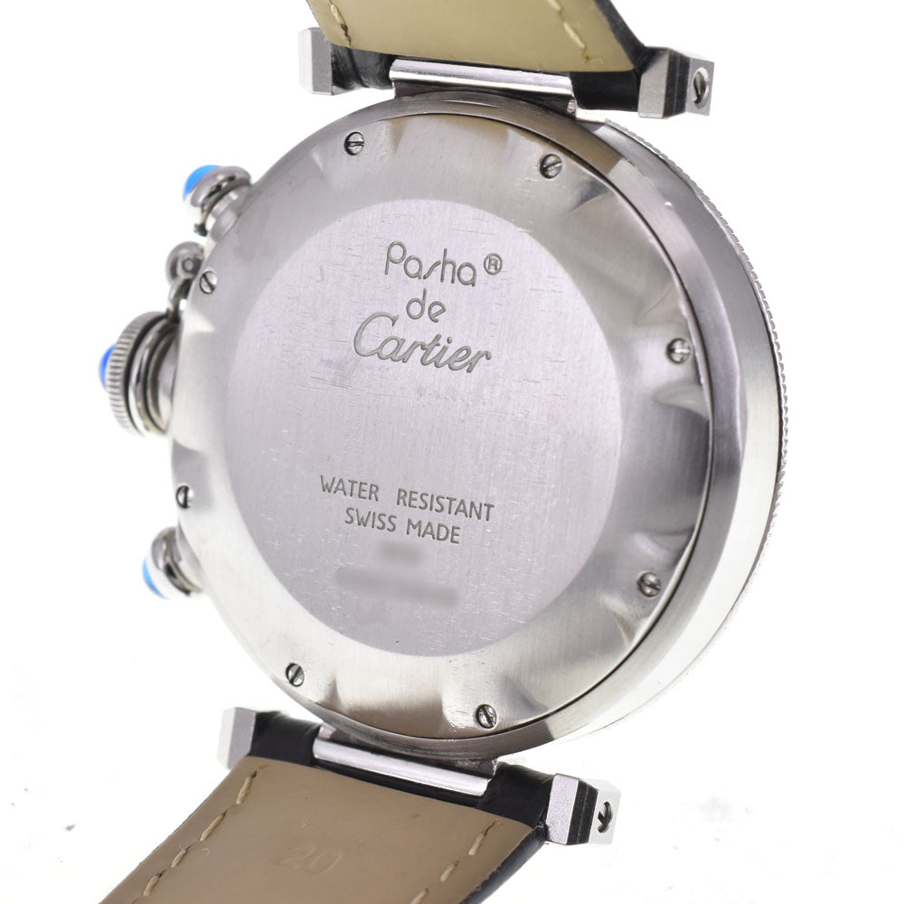 CARTIER Pasha Chronograph W31018H3 Silver Dial Quartz Men's
 Watch M#142592