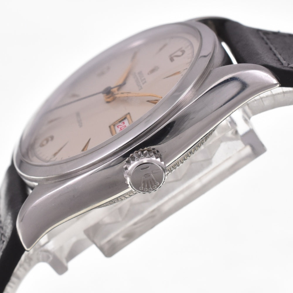 ROLEX Oyster Date 6094 vintage Made around 1953 Cal.740 Silver Dial Hand Winding Men's
 Watch I#142593