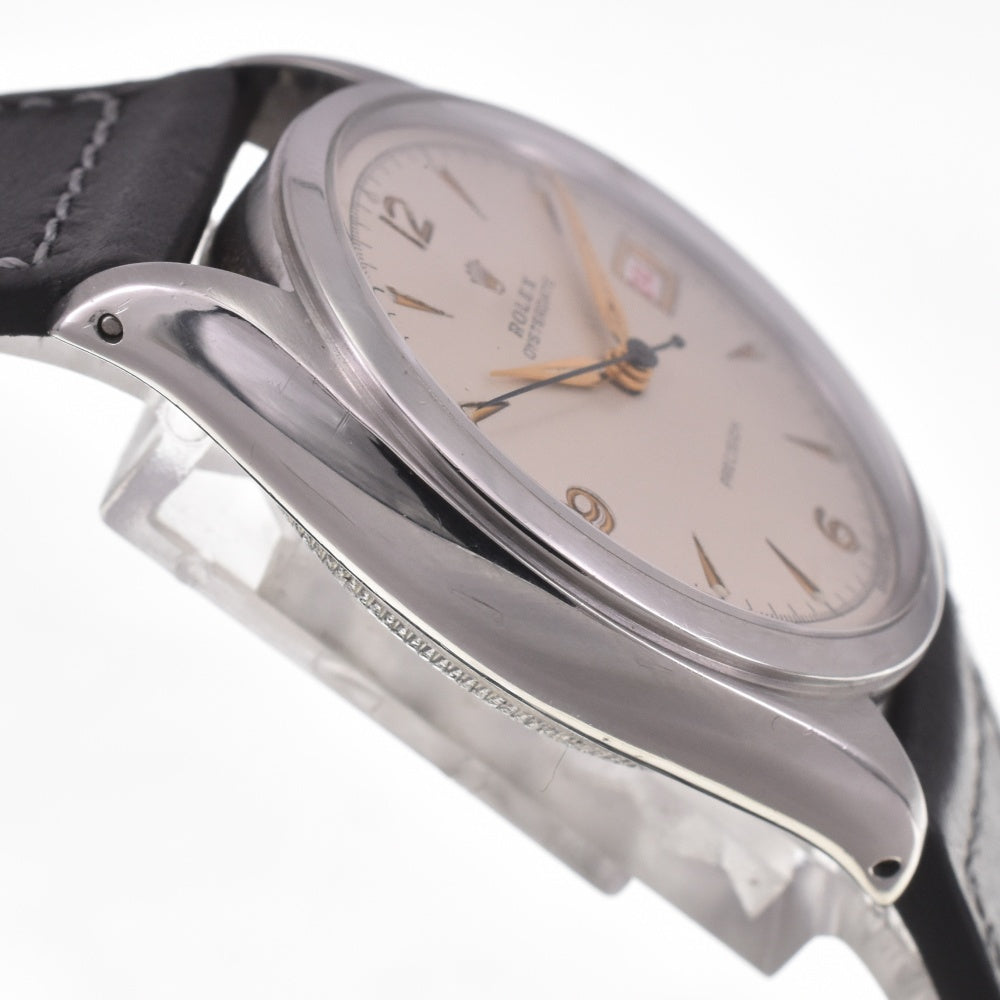 ROLEX Oyster Date 6094 vintage Made around 1953 Cal.740 Silver Dial Hand Winding Men's
 Watch I#142593