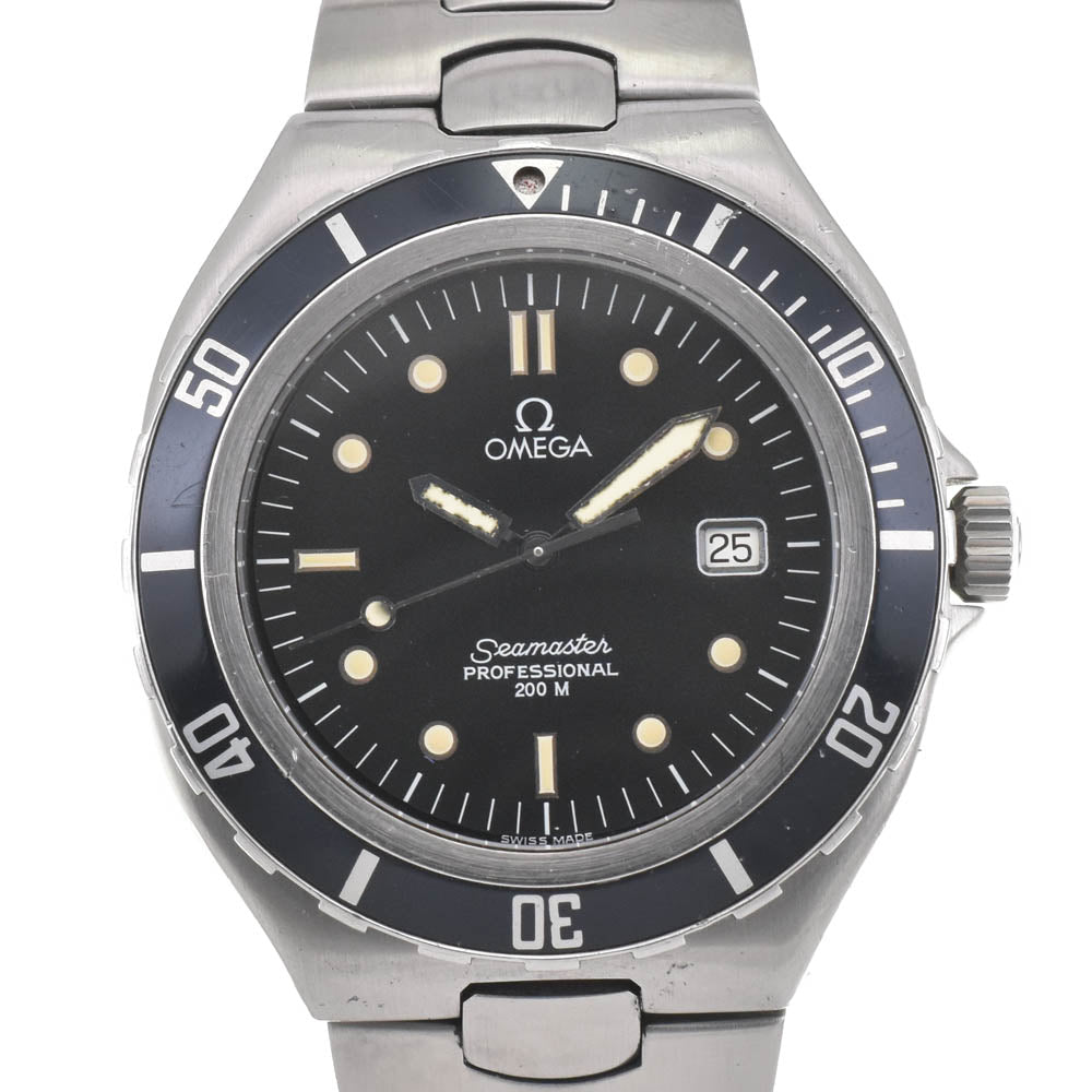 OMEGA Seamaster Professional 200m 396.1062 Date black Dial Quartz Men's
 Watch J#142597