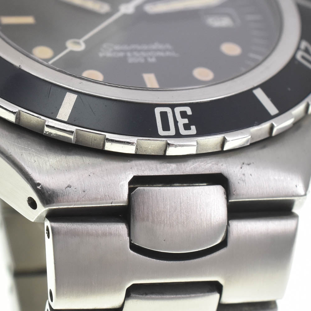 OMEGA Seamaster Professional 200m 396.1062 Date black Dial Quartz Men's
 Watch J#142597