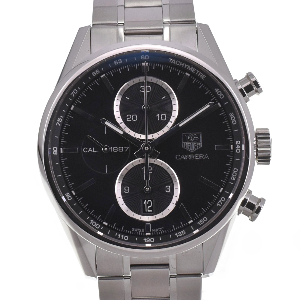 TAG HEUER Carrera Caliber 1887 CAR2110.BA0720 Chronograph Date black Dial Automatic Men's
 Watch I#142603