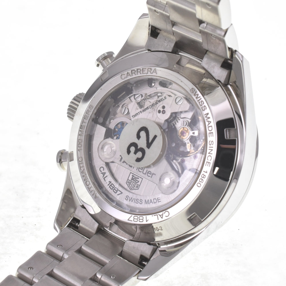TAG HEUER Carrera Caliber 1887 CAR2110.BA0720 Chronograph Date black Dial Automatic Men's
 Watch I#142603