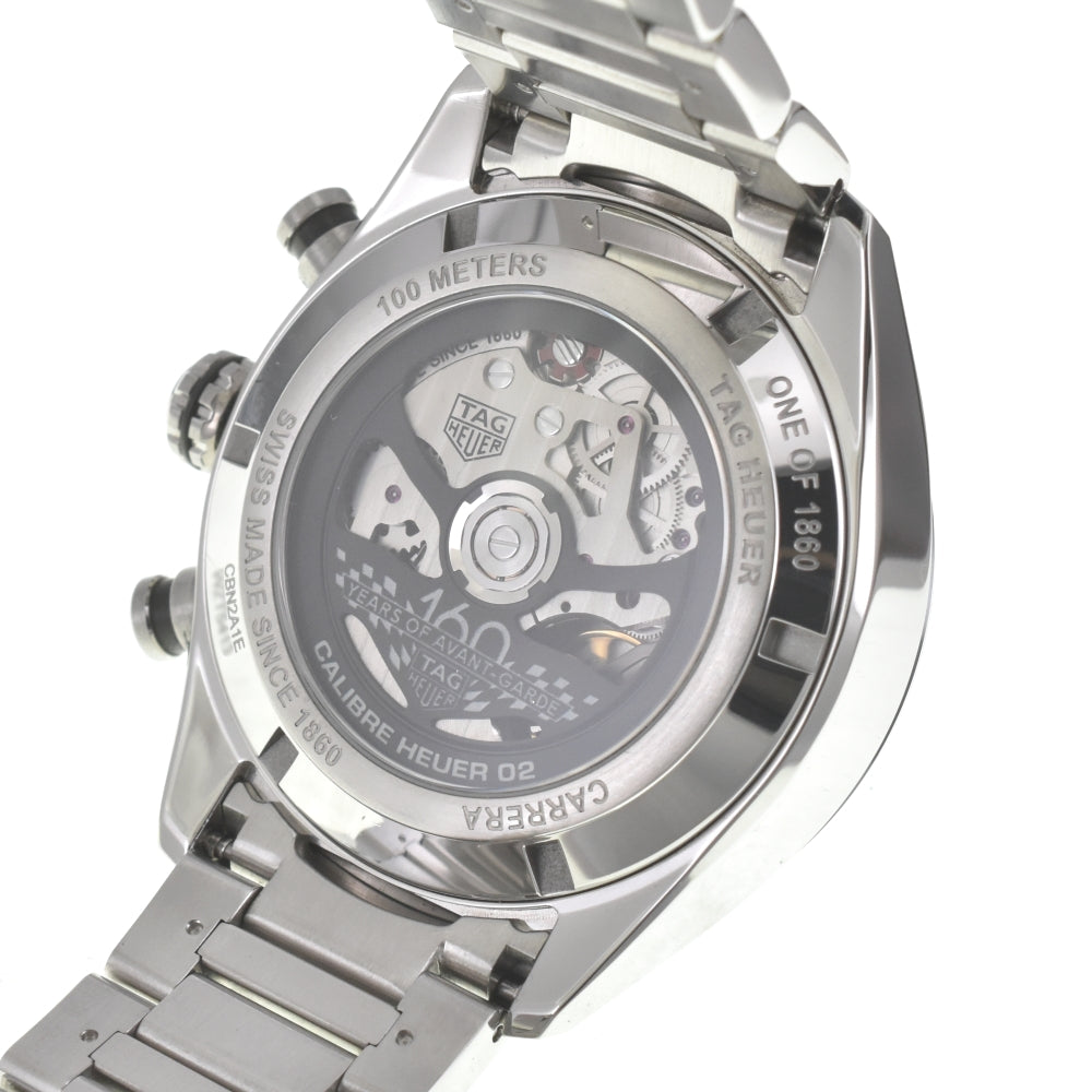 with paper TAG HEUER Carrera Sports CBN2A1E 160th anniversary limited edition blue Dial Automatic Men's
 Watch J#142605