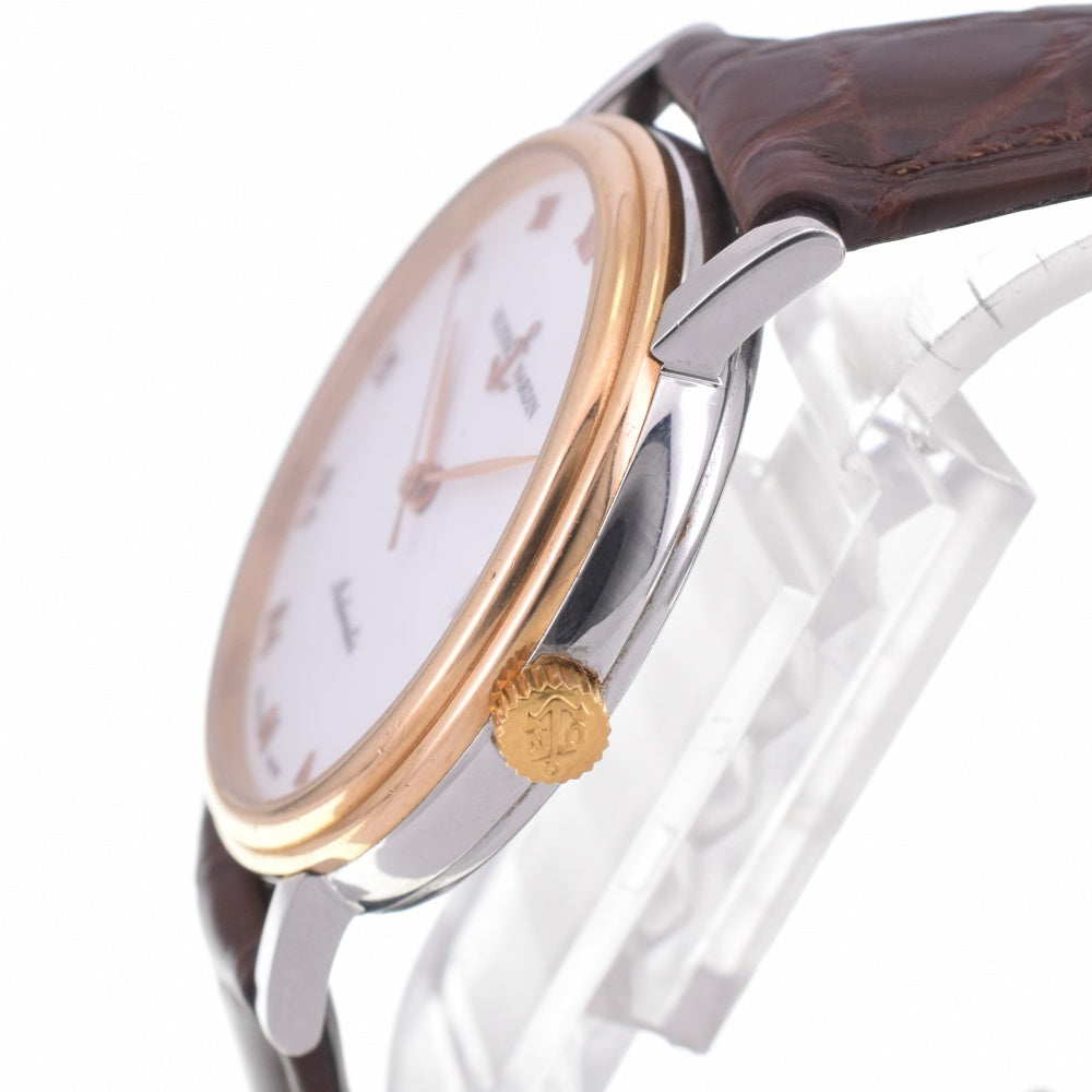 Ulysse Nardin Sanshia Date 135-22 K18RGBezel white Dial Automatic Men's
 Watch L#142609