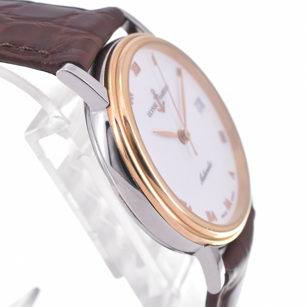 Ulysse Nardin Sanshia Date 135-22 K18RGBezel white Dial Automatic Men's
 Watch L#142609
