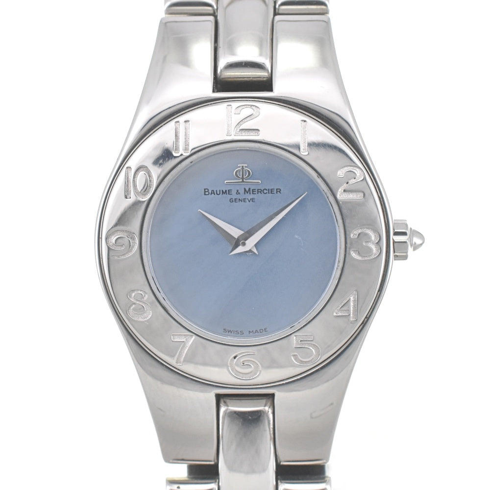 Baume & Mercier Linea 65305 Blue shell Dial Quartz Ladies
 Watch K#142610