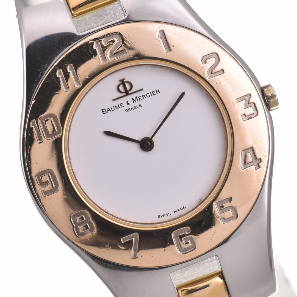 Baume & Mercier Linea 5161 Stainless Steel/Gold Plated white Dial Quartz Unisex
 Watch J#142614