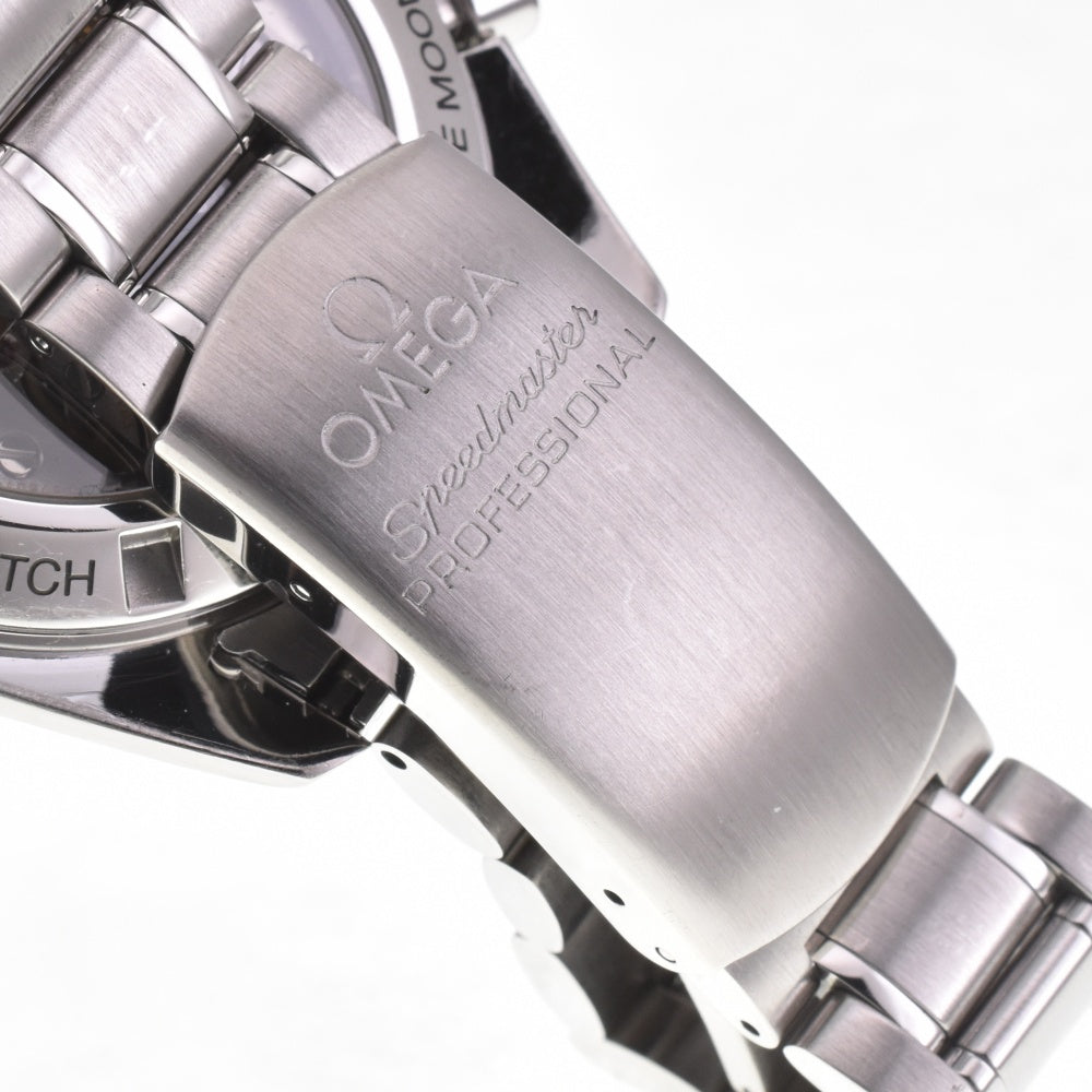 with paper OMEGA Speedmaster Professional Moon Watch 3572.50 see-through back black Dial Hand Winding Men's
 Watch I#142616