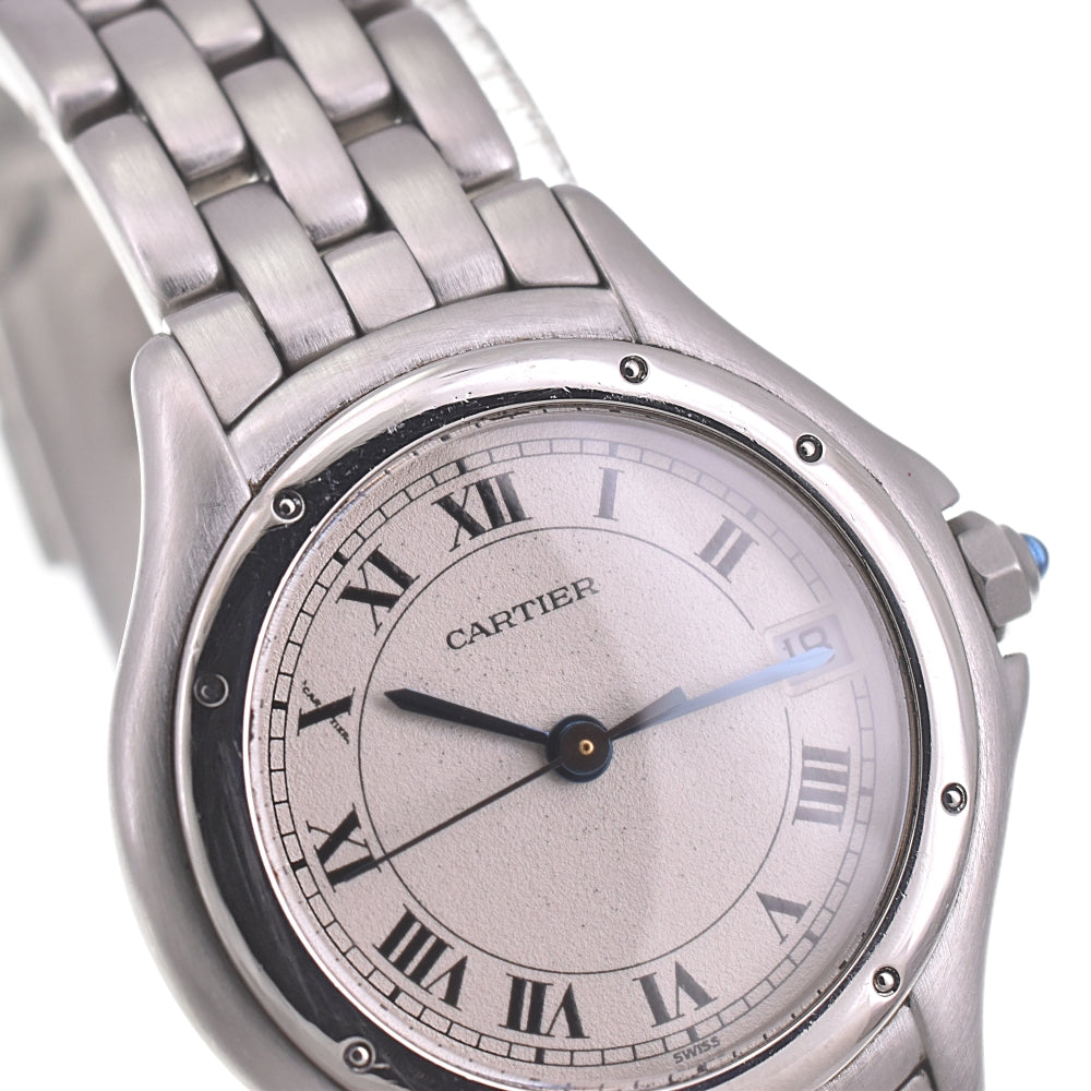 CARTIER PANTHERE Cougar W35001F5 Date Silver Dial Quartz Unisex
 Watch I#142620