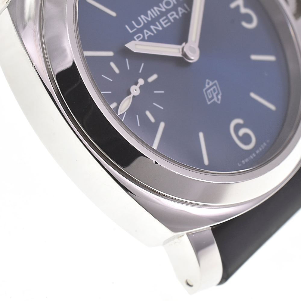 PANERAI Luminor Blue Mare PAM01085 blue Dial Hand Winding Men's
 Watch I#142623