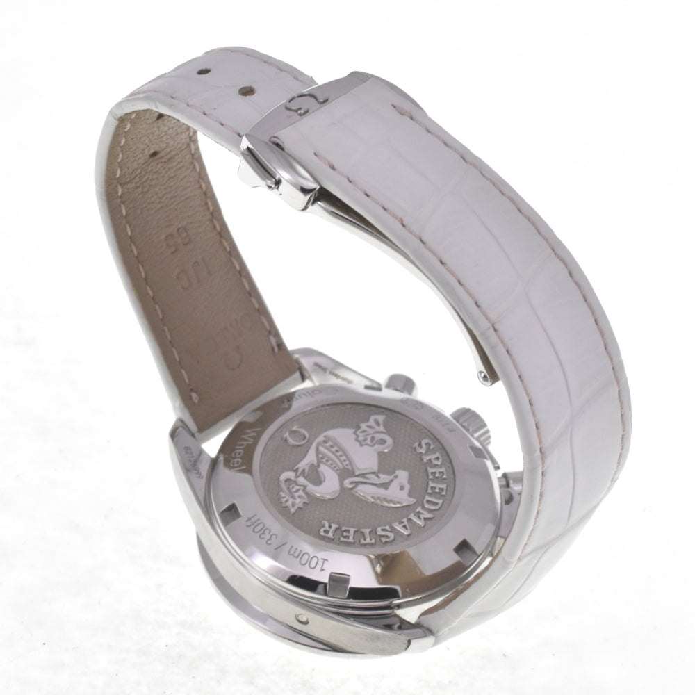 OMEGA Speedmaster 1.5" 324.15.38.40.05.001 Diamond Bezel White shell Dial Automatic Ladies
 Watch I#142624