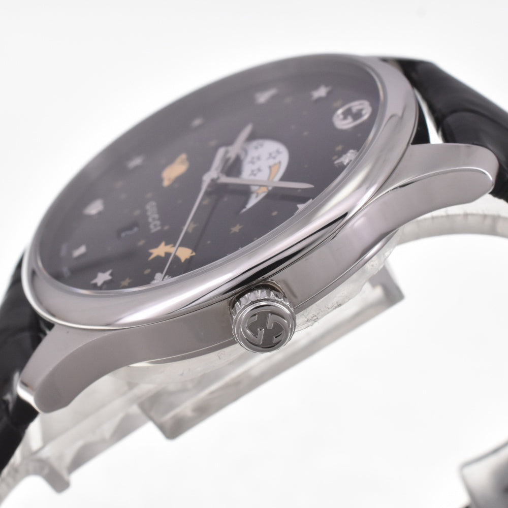 GUCCI G-timeless YA126487A Moon phase date black Dial Quartz Unisex
 Watch I#142629