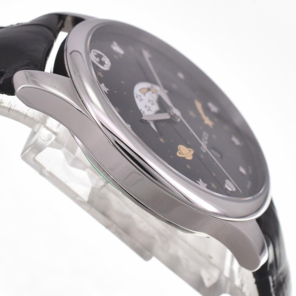 GUCCI G-timeless YA126487A Moon phase date black Dial Quartz Unisex
 Watch I#142629