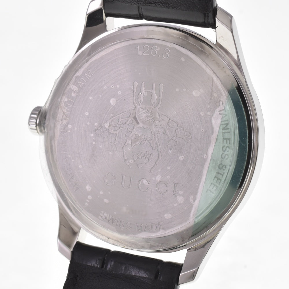 GUCCI G-timeless YA126487A Moon phase date black Dial Quartz Unisex
 Watch I#142629