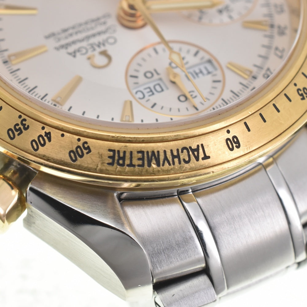 OMEGA Speedmaster 323.21.40.44.02.001 K18YG Bezel Silver Dial Automatic Men's
 Watch J#142633