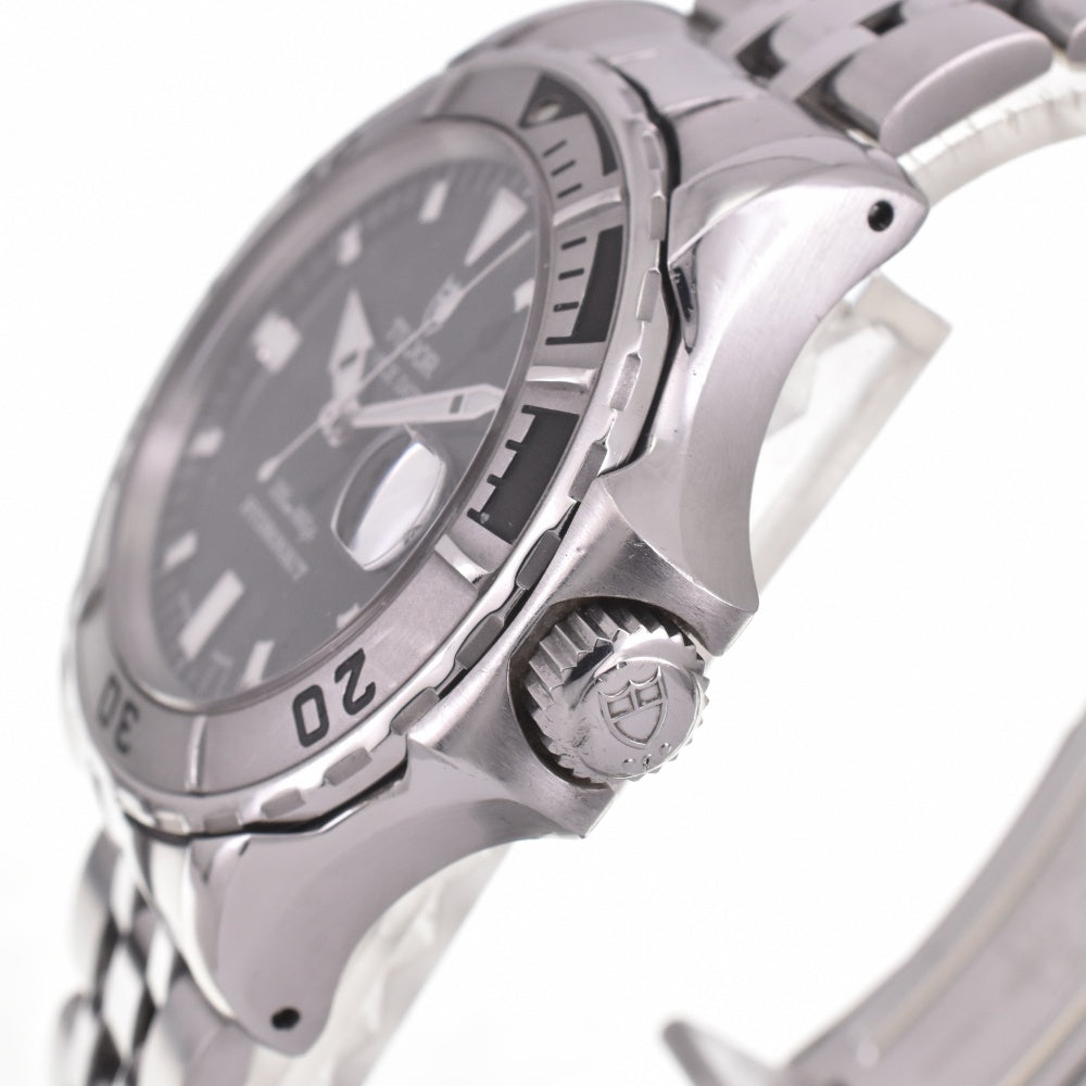 TUDOR Prince Date Hydronaut 89190P Date black Dial Automatic Men's
 Watch I#142637