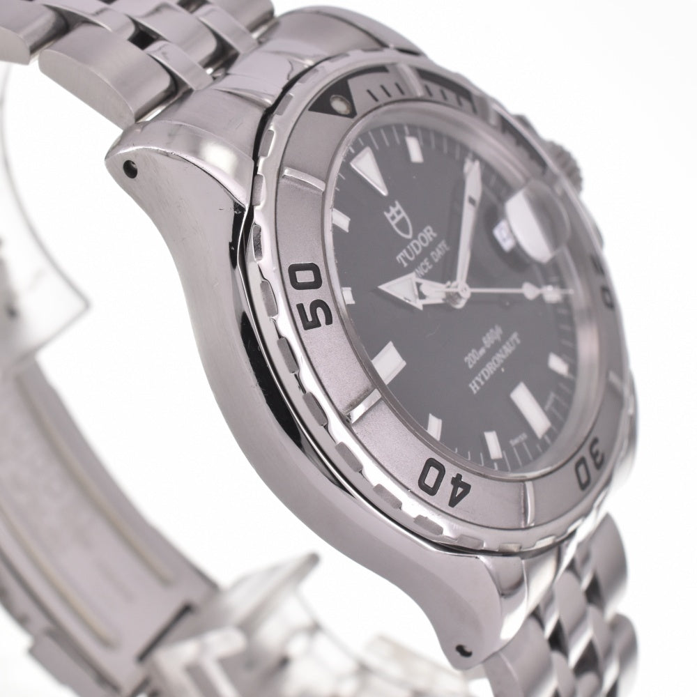 TUDOR Prince Date Hydronaut 89190P Date black Dial Automatic Men's
 Watch I#142637