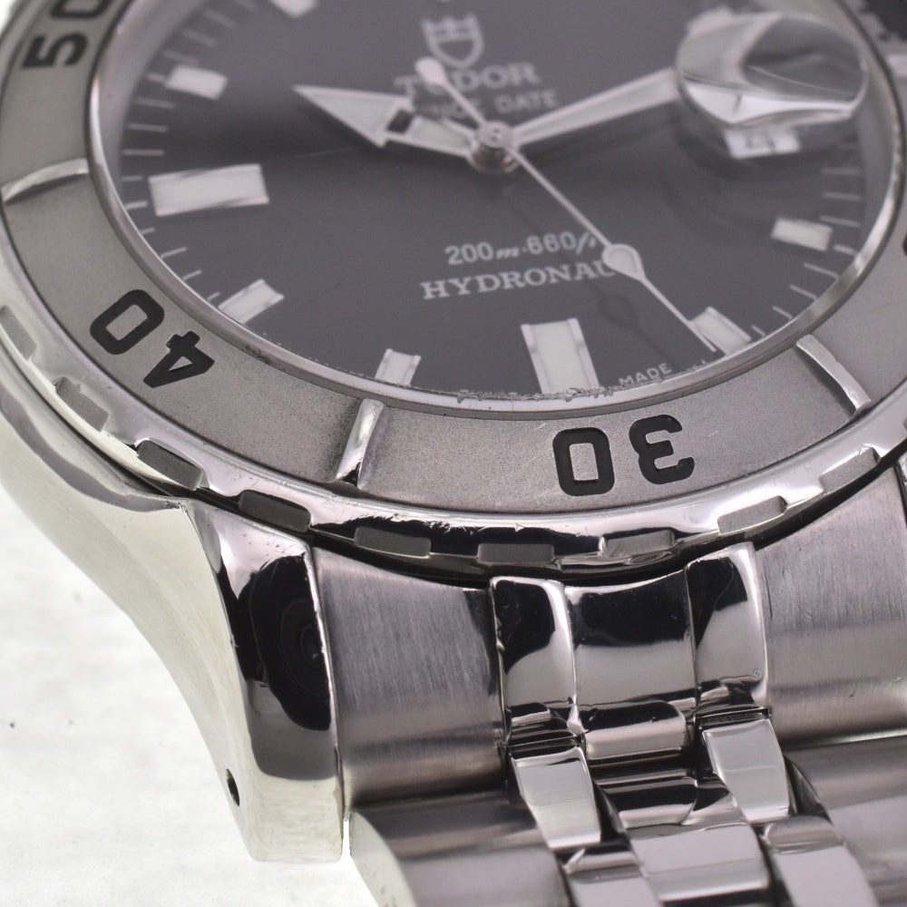 TUDOR Prince Date Hydronaut 89190P Date black Dial Automatic Men's
 Watch I#142637