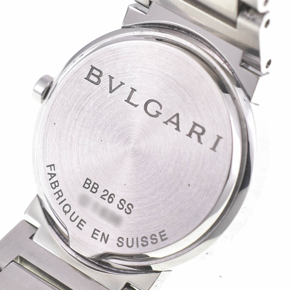 with paper BVLGARI Bulgari Bulgari BB26SS Date Silver Dial Quartz Ladies
 Watch K#142638
