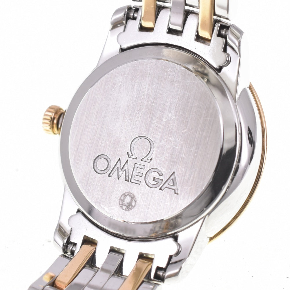 OMEGA De Ville Prestige 424.20.24.60.08.001 Stainless Steel/K18RYG gold Dial Quartz Ladies
 Watch J#142639