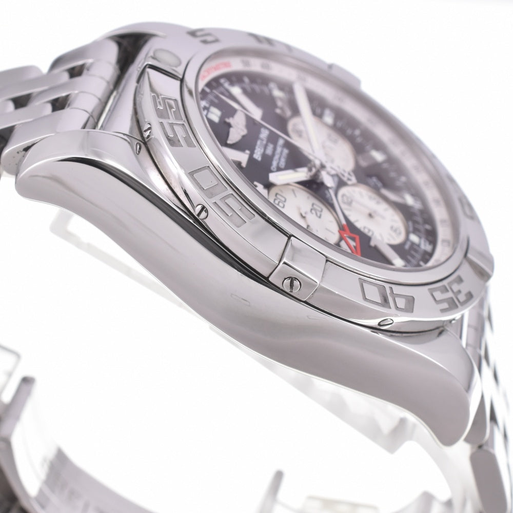 BREITLING Chronomat GMT AB0410 Chronograph Date Black / Silver Dial Automatic Men's
 Watch K#142640