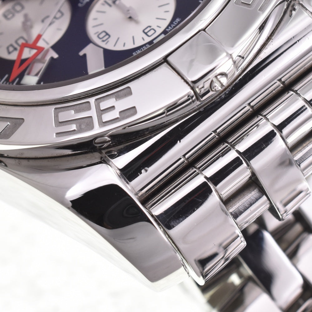 BREITLING Chronomat GMT AB0410 Chronograph Date Black / Silver Dial Automatic Men's
 Watch K#142640