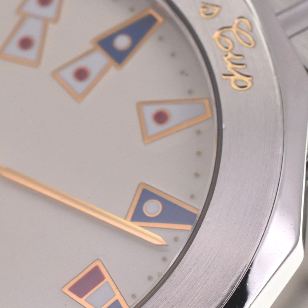 CORUM Admirals cup 99.810.20V50B Date Ivory Dial Quartz Men's
 Watch I#142641