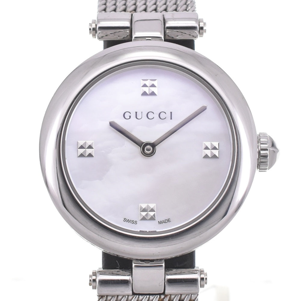 GUCCI Diamantissima YA141504/141.5 White shell Dial Quartz Ladies
 Watch K#142642