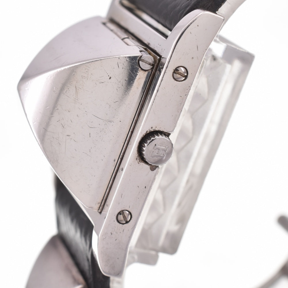 HERMES Medor ME1.250 Silver 925 / leather Silver Dial Quartz Ladies
 Watch J#142646