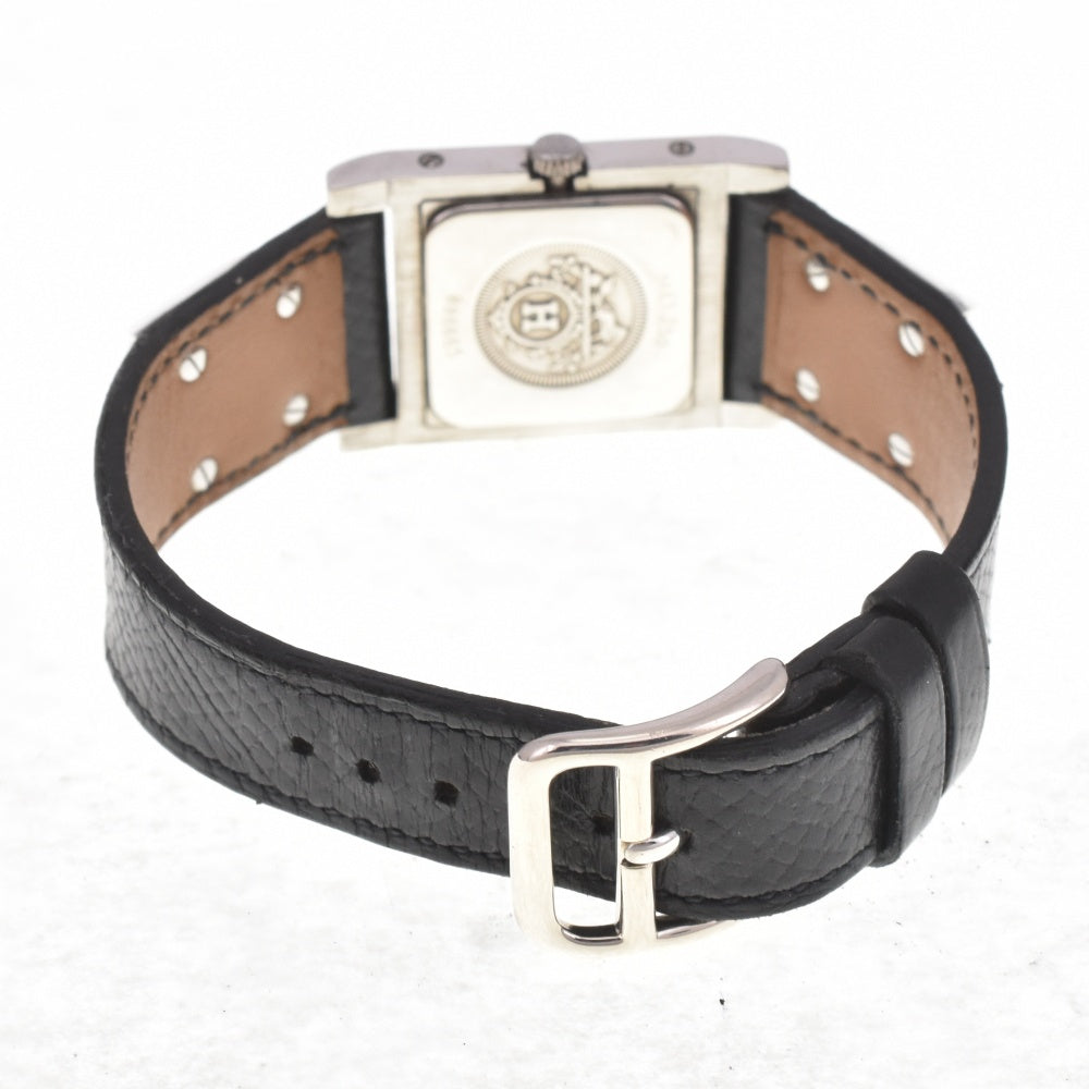 HERMES Medor ME1.250 Silver 925 / leather Silver Dial Quartz Ladies
 Watch J#142646
