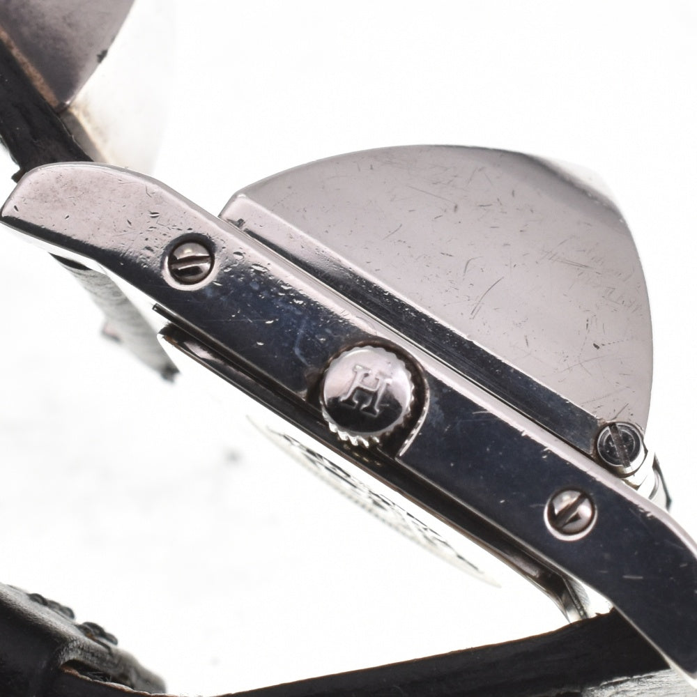 HERMES Medor ME1.250 Silver 925 / leather Silver Dial Quartz Ladies
 Watch J#142646