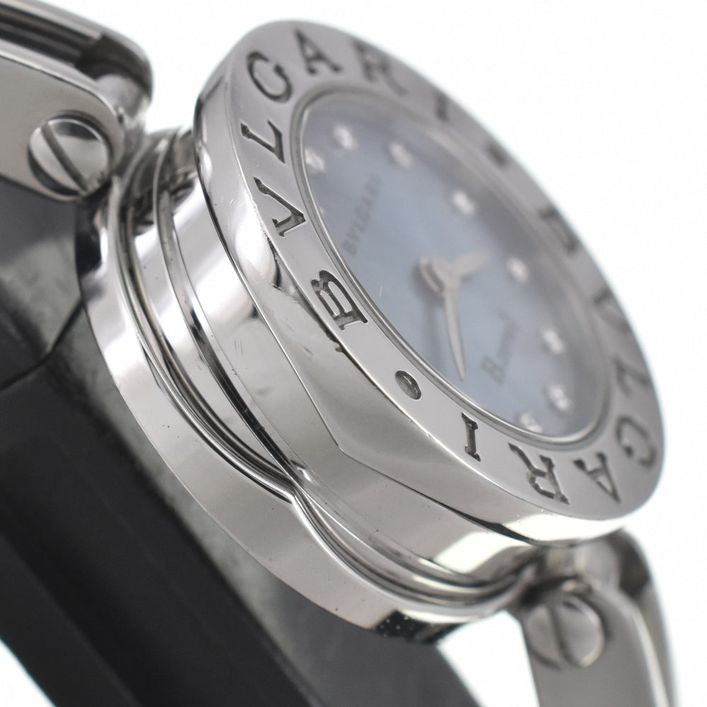 BVLGARI B.zero1 BZ22S 12P diamond Blue shell Dial Quartz Ladies
 Watch J#142647