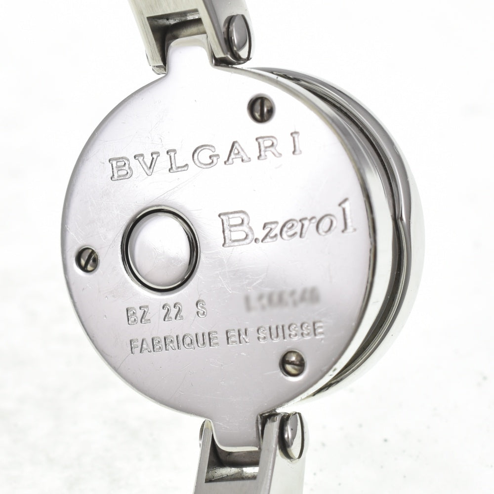 BVLGARI B.zero1 BZ22S 12P diamond Blue shell Dial Quartz Ladies
 Watch J#142647