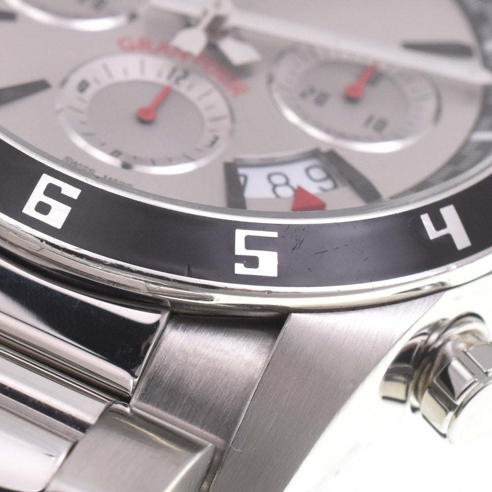 with paper TUDOR Gran Tour 20530N Chronograph Date Silver Dial Automatic Men's
 Watch I#142649