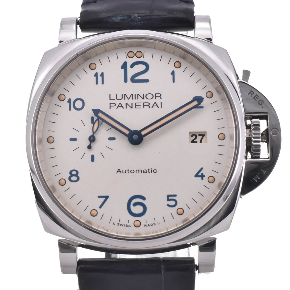 PANERAI Luminor Due 3 Days PAM00906 Small second date Silver Dial Automatic Men's
 Watch M#142651