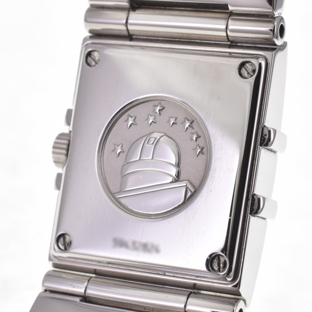 with paper OMEGA Constellation Carre Quadra Mini 1528.76 diamond White shell Dial Quartz Ladies
 Watch I#142655