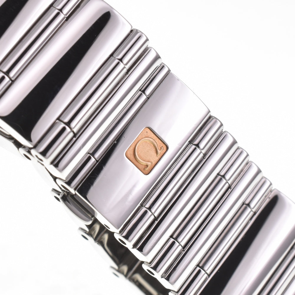 with paper OMEGA Constellation Carre Quadra Mini 1528.76 diamond White shell Dial Quartz Ladies
 Watch I#142655